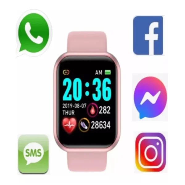 Relógio Smartwatch Android Ios Inteligente D20 - Image 2