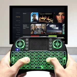 Mini Teclado Wireless Sem fio com Controle