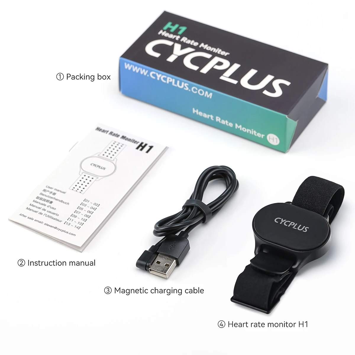 Cycplus sensor de freqüência cardíaca - Image 8